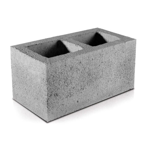 Bloque Vibrado y Estructural No. 8 (19x20x39 cm)